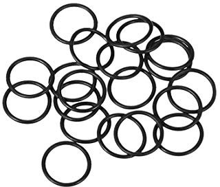 sourcing map Packung mit 20 Nitrilkgummi O-Ringe 9mm OD 7mm ID 1mm Breit Dichtung