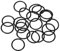 sourcing map Packung mit 20 Nitrilkgummi O-Ringe 9mm OD 7mm ID 1mm Breit Dichtung