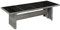vidaXL Gartentisch Poly Rattan Glas Esstisch Terrassentisch Rattantisch Balkon