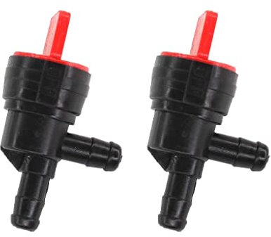 AISEN Lot de 2 robinets de carburant pour tondeuse à gazon Briggs&Stratton 494235 494539 494769 Tecumseh 35857 Honda GCV135 GXV140 GCV160