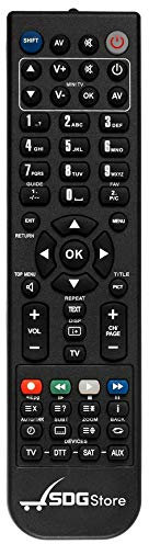 SDGstore Telecomando di Ricambio per Dikom LCD-TV-K22