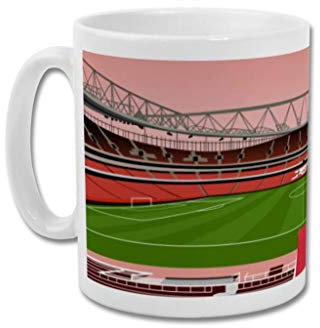 GroundDesigns Arsenal Mug Emirates Stadium Football Gift