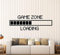 Game Zone Computer Gaming Wall Stickers Vinyl Wall Sticker Decor Loading Video Game Wall Tattoo Removable Wallpaper S 35X89Cm