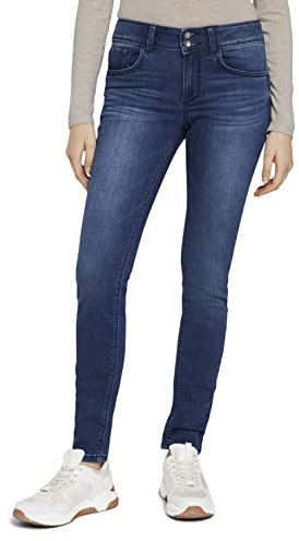 TOM TAILOR Damen 1024688 Alexa Skinny Jeans, 10282 - Dark Stone Wash Denim, 33W / 32L EU