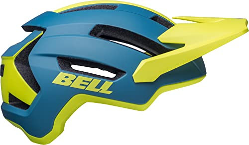 BELL 4forty Air MIPS MTB Helm, Mattblau/Hi-Viz, L (58-62 cm)