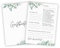Bartschibär Gästebuchkarten im Eukalyptus Design - Gästekarten Gästebuch alternative mit Fragen (20 Karten, Eukalyptus Wasserfarben)