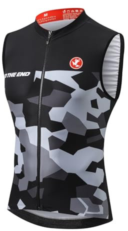 UGLY FROG Fahrradtrikot Ärmellos Pro T - Radtrikot - Jersey - Fahrradshirt MTB - Atmungsaktiv - UV Schutz - Schnelltrocknend- Reißverschluss Durchgehend