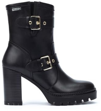Pikolinos Stiefeletten mit Absatz in Leder CERVERA für Frauen Farbe Black