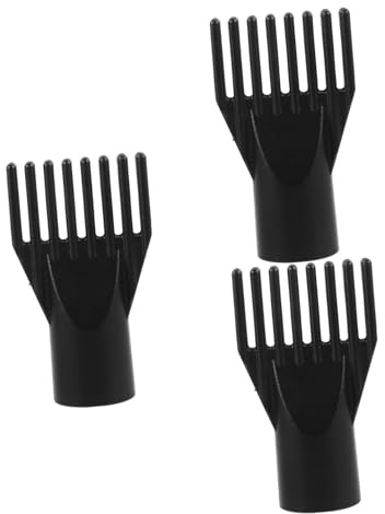 minkissy 3St Wassergebläse für Haustiere Zubehör Kamm Föhn Kämme Fön Friseurwerkzeug kreative Trocknerdüse Styling-Tool Universal- Blinddarm Haargebläse Haartrockner runder Mund Abs