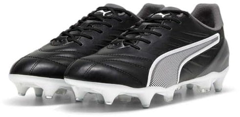 PUMA Unisex King PRO MXSG Fussballschuh, Black White-COOL Dark Gray, 43 EU