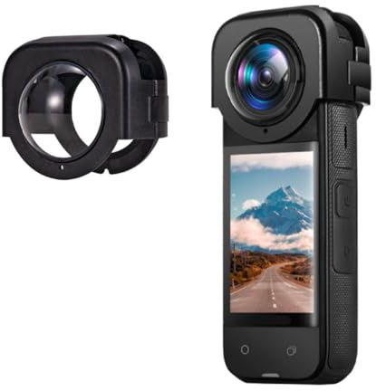 Generic Lens Guard Protector for Insta360 X4, Optical Glass Lens Cap Protective Case for X4 Sports Camera, Anti-Scratch Lens Cover