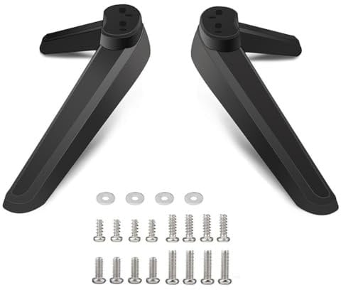 Janasiba Supporto Universale per TV da Tavolo, Piedini e Gambe di Montaggio, 17-20 mm