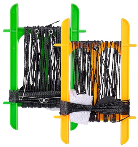 SF Crab Hand Line for Crabbing Colorful Frame with 13M Line, Bait Bag, 0.79oz Weight Block, Crab Fishing Line Catch Fish Prawn Crayfish Lobster
