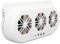 Fockety Ventilateur d'échappement de fenêtre à énergie solaire de voiture, ventilateur d'aération de fenêtre de voiture 5000tr/min prend en l'interface USB ou l'alimentation