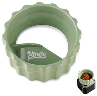 Bincoo Coffee Maker Dosing Funnel 54mm for Moka Pot (Green-S 54mm)