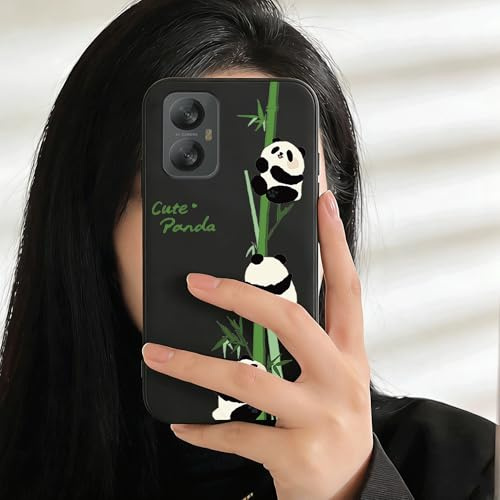 hdqICase Handyhülle Kompatibel mit Blackview A52 Pro Soft Shell | Mattes TPU mit Katzen-, Panda- und Schmettermotiven