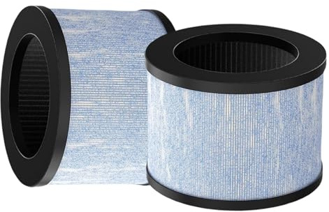DH-JH01 Air Filter Compatible with CONOPU DH-JH01 & DH-JH06 Air Purifier 4-in-1 H13 True HEPA & Activated Carbon Replacement Filter (2 Pack)