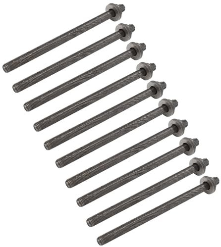 Akozon 10-teiliges Langlebiges Zylinderkopfschrauben-Set 90412701, Hochpräziser Ersatz für Meriva Vectra Zafira mit OE-Nummer 607960