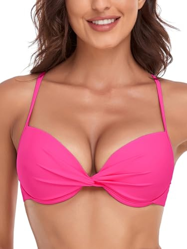 RELLECIGA Push-up Parte Superiore del Bikini Donna
