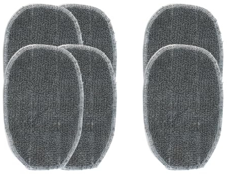 Livington SteamTouch Mikrofaser Pads Spar Set - 6 Stück Ersatzpads für Ihren Livington SteamTouch - Maschinenwaschbar