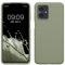 kwmobile Hülle kompatibel mit Motorola Moto G54 5G Hülle - Silikon Handy Case - Handyhülle weiche Oberfläche - kabelloses Laden - Graugrün