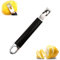 Channel Knife Peeler Stainless Steel 2 in 1 Lemon Peeler Orange Zester with Hanging Loop Sharp Cocktail Garnish Citrus Zester Fruit Zester Tool for Home Kitchen Bar Restaurant (Silver,7.28in)