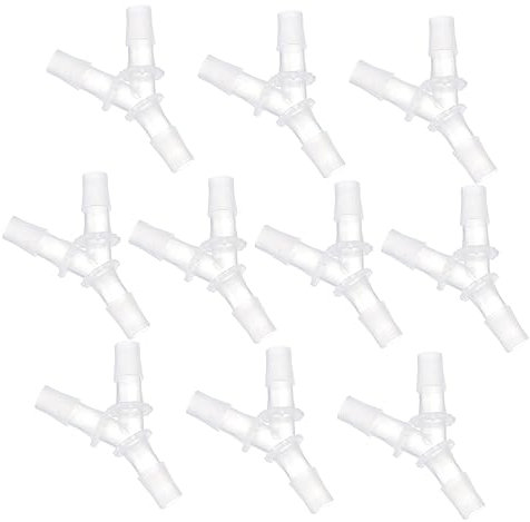 Zerodeko 10stücke Wege-kunststoff-verbindungsstück Y-förmiges Schlauchgelenk Y-förmiger Schlauchverbinder Y-förmige Schlaucharmatur Für Wasserhahn Und Reparatur