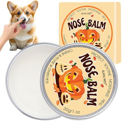 Bodiiwuliu 30g Nasenbalsam für Hunde, Effektiver Hundebalsam, Schnauzenbalsam Für Haustiere, Nase und Pfotenpflege, Feuchtigkeitscreme Für Nase bei Hunden, Welpen, Katzen