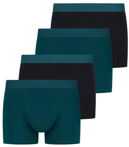 bruno banani - Flowing - Retro Short/Pant - 4er Pack (M Grün/schwarz)