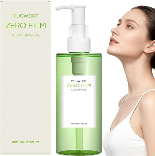 100 ml Beifuß-Reinigungsöl (Zero Film), Koreanisches Doppelreinigungsöl, Reinigendes Gesichtsöl, Sanft, leicht und feuchtigkeitsspendend, für empfindliche Haut