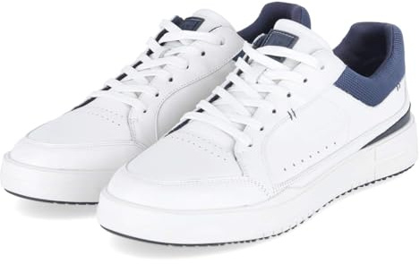 Josef Seibel 18306TE754/076 Herren Schnürschuhe Glattleder in Weiss - Gr. 40