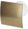 Silent Extractor Fan 100mm / 4 with Modern Front Panel Powerful Low Energy Quiet Ventilator Bathroom Kitchen Toilet KWS100 (Gold)