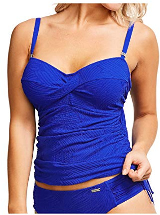 Ottawa Twist Front Tankini Top - Pacific Pacific Blue 34G