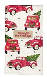 MUDPIE Truck Embellished Towel