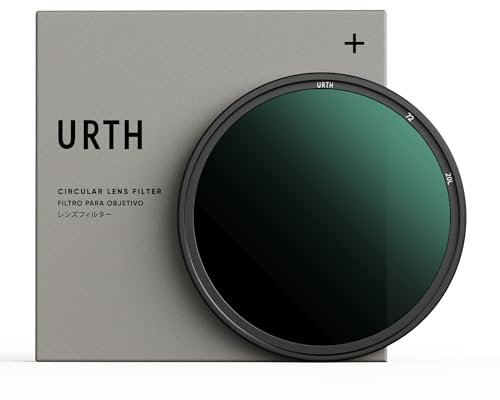 Urth 72mm ND64 (6 Stop) Lens Filter (Plus+) — 20-Layer Nano-Coated, Ultra-Slim Neutral Density Camera Lens Exposure Filter