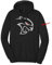 Dodge SRT Hellcat Red Eye Hoodie Schwarz Kapuzen-Sweatshirt für Herren | Hoodie für Herren - Schwarz - X-Large
