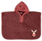 Sterntaler Kinder Badeponcho mit Kapuze Esel Emmily, Frottee 100% Baumwolle, Einheitsgröße, Rot/Mehrfarbig
