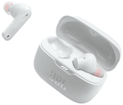 JBL Tune 230NC TWS - Cuffie intrauricolari con cancellazione del rumore, colore: Bianco