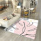 Teppich kinderzimmer Junge Rosa Rosa Teppich Wohnzimmer abstrakt gro?es Blatt moderner Salon Teppich rutschfest Teppich esstisch 100X200CM Mint Teppich 3ft 3.4''X6ft 6.7''
