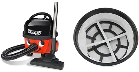 NUMATIC hvr160 – 11 Cylinder Vacuum Cleaner 6L 620 W a Noir, Rouge – Aspirateur & Filtres de Rechange pour aspirateur Henry, George, Edward