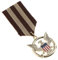 zalati Abzeichen Brosche Pin Vintage Stoff Medaille Abzeichen Anhänger Abzeichen Zubehör für Kostümparty formelle Kostüm Uniform – Adler