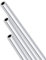 PATIKIL 10mm OD 6mm Interno Dia 300mm Lunghezza 6063 Alluminio Rotondo Tubo, 3pz Dritto Metallo Senza Saldatura Tubazione