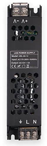Namvo LED Driver 12V 60W LED Transformer, Slim LED Power Supply Constant Voltage Adapter for LED Strip Cabinet Lights