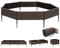 vidaXL Hochbeet, Palettenrahmen mit 8 Paneelen, Pflanzkasten Beet für Blumen Gemüse Kräuter, Gartenbeet Blumenkasten für Garten Terrasse, Polypropylen