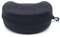 Black Eyewear Case for Safety Goggles Sunglasses, Hard Shell Shockproof Protective Box EVA Storge Bag with Zipper & Carabiner Hook [Small]