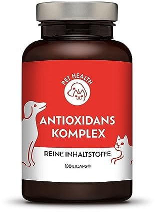Antioxidans für Hunde und Katzen - Augenpflege für Hunde und Katzen - Astaxanthin Kapseln (180)