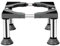 Soporte para lavadora con patas de refuerzo, soporte para lavadora, pedestal para frigorífico, secadora con oso de 200 kg, altura ajustable (40-65 cm, 21-24 cm)