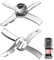 HiMoliwa Lame de rechange compatible avec les machines à crème glacée Ninja Creami NC300 Series (acier inoxydable)