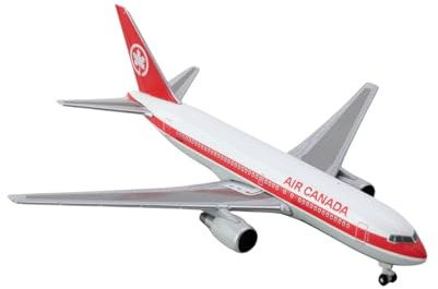herpa Modellflugzeug Air Canada Boeing 767-200, Miniatur im Maßstab 1:500, Sammlerstück, Modell ohne Standfuß, Metall