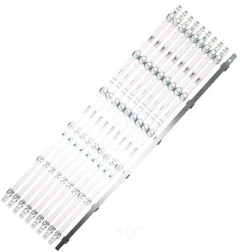 KANGH Tira de retroiluminación LED de 3V, 6 luces, 611mm, Compatible for Hisense 65 TV LB6507M V0 65H6570F 65H6510G H65B7100 H65B7300 HD650V1U72-T0L1 HE659XH H